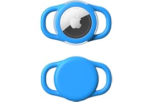 Waterproof Air tag Dog Collar Holder, Silicone Air tag Holder for Dog & Cat Collars, Ultra-Durable, Lightweight and Protectiv