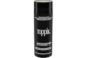 TOPPIK Hair Building Fibers, 27.5 g, Fill In Fine or Thinning Hair, Instantly Thicker Looking, Multiple Shades for Men & Wome