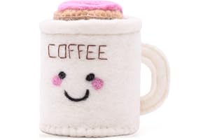 GLACIART ONE Sewing Pin Cushion Coffee Mug | Large Size |Durable & Handmade Craft Supplies | Also for Quilting Needles, Sewing Machine Needles, Safety and T Pins