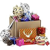 Tezam Christmas Balls, Candies, Gifts, Pine Cones Christmas Tree Ornaments Set Hanging Accessories for Xmas , Parties Decoration - 20 Pcs (20pcs)