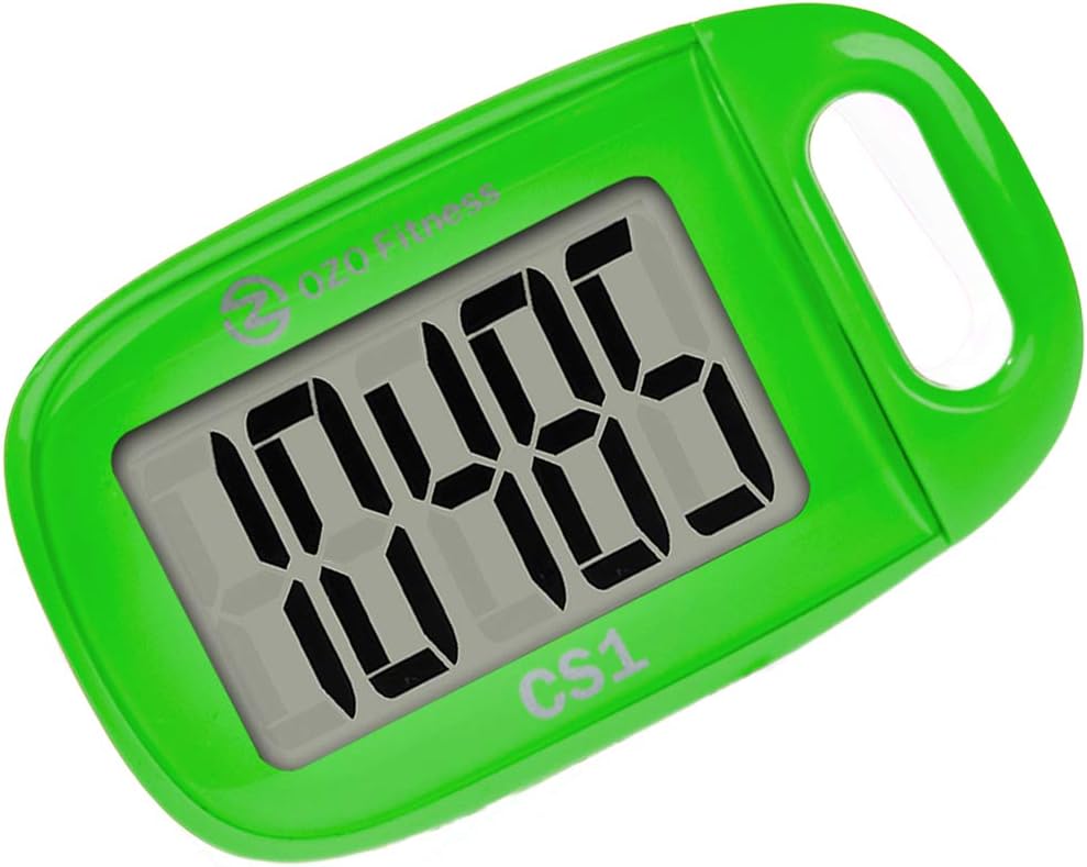 OZO Fitness CS1 Easy Pedometer for Walking Step Counter with Large