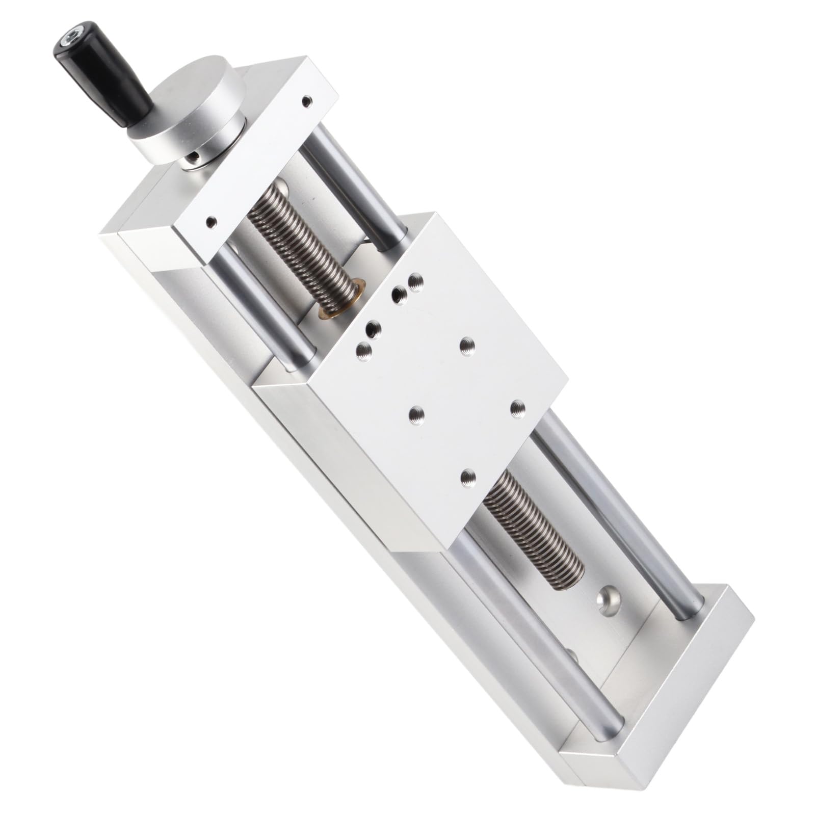 Photo 1 of Linear Stage Table KA80-1402-50/100/150 Manual Sliding Table Linear Rail Stage Cross Aluminum Alloy with 80×80mm(150mm)