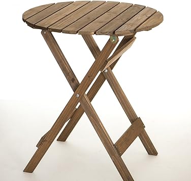 wooden folding table and chairs