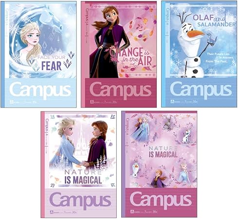 Amazon サンスター文具 ディズニー ノート キャンパスノート A罫 アナと雪の女王2 5冊 S ノート 文房具 オフィス用品