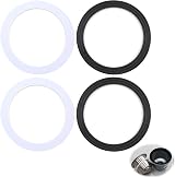 tinshow 4 PCS Sink Plug Rubber Seal 110mm O Ring Gasket Set Kitchen Bath Waste view 7