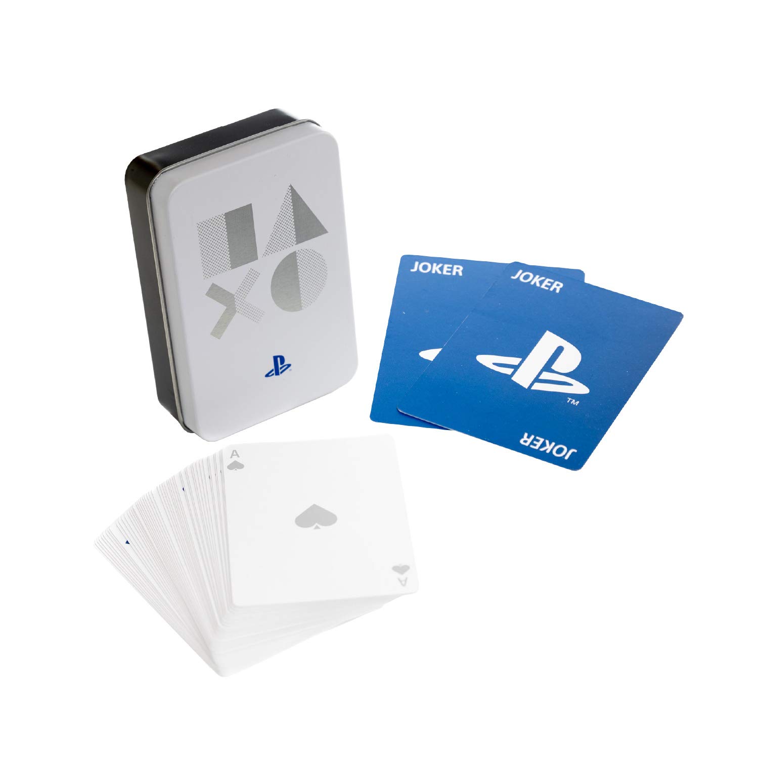 Paladone PlayStation Playing Cards, Standard Deck of Cards with PS5 Icons, Multicolor, PP7930PS