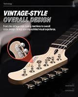 Donner DST-152W White Electric Guitar HSS Coil Split Bundle view 7
