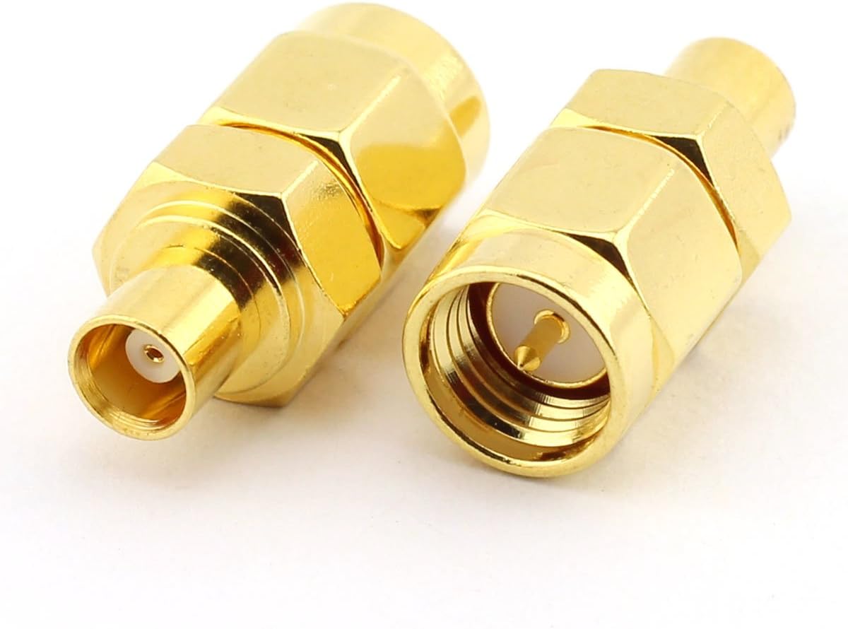 Maxmoral 2pcs Sma Male To Mcx Female Connector Rf Coax Coaxial Adapter Gender Changers The Most Fashionable Www Klevering Com