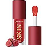 LANGMANNI Fruit Flavored Lip Oil Balm, 1 Pack, Cherry Lip Care | glossy fruit lip oil, non-sticky shine, moisturizing hydration, dry lips, daily lip care, soft smooth lips, gift makeup