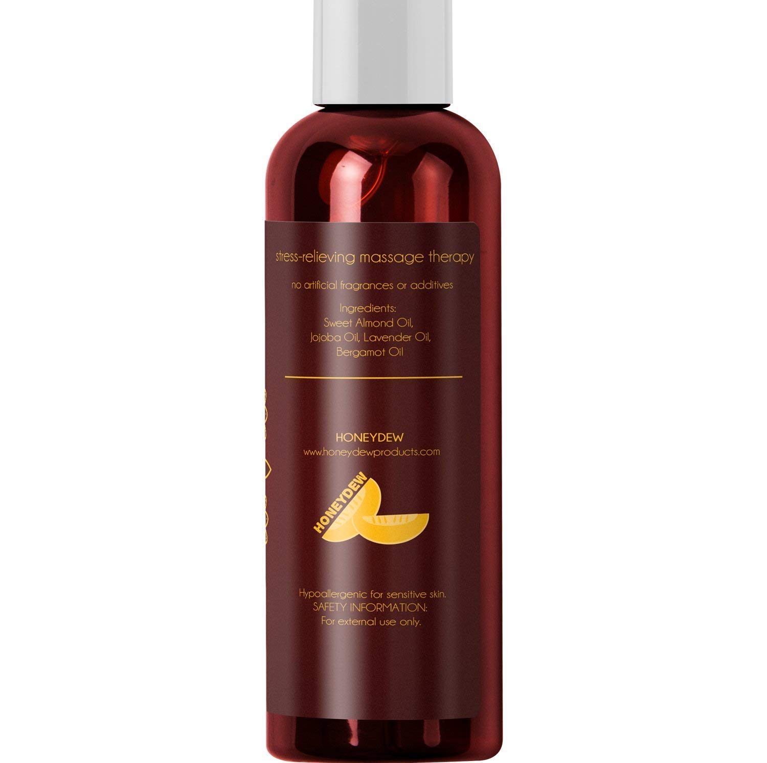 Relaxing Massage Oil - Intense Aromatherapy Oil for Erotic Massages & Sore Muscle Relief Detoxifying Body Care with Almond Lavender Essential Oil Bergamot & Jojoba - For Him & Her by Honeydew : Beauty