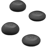 Skull & Co. Convex Thumb Grips Set: Skin, CQC Joystick Cap Analog Stick Cover for Xbox [XSX/XB1] Controller and ROG Xbox Ally- Black, 2 Pairs (4pcs)
