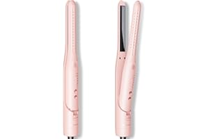 Wavytalk 0.65" Pencil Flat Iron, Cool Curl Pencil, Small Airflow Styler and Straightener for Short Hair, Pixie Cut and Edges, Curling Iron for Short Hair with 360º Cool Airflow for Long-Lasting Hold