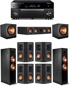 Klipsch 7.2.2 Ebony System - 2 RP-8060FA,1 RP-404C,4 RP-402S,2 SPL-150,1 RX-A1080 Receiver