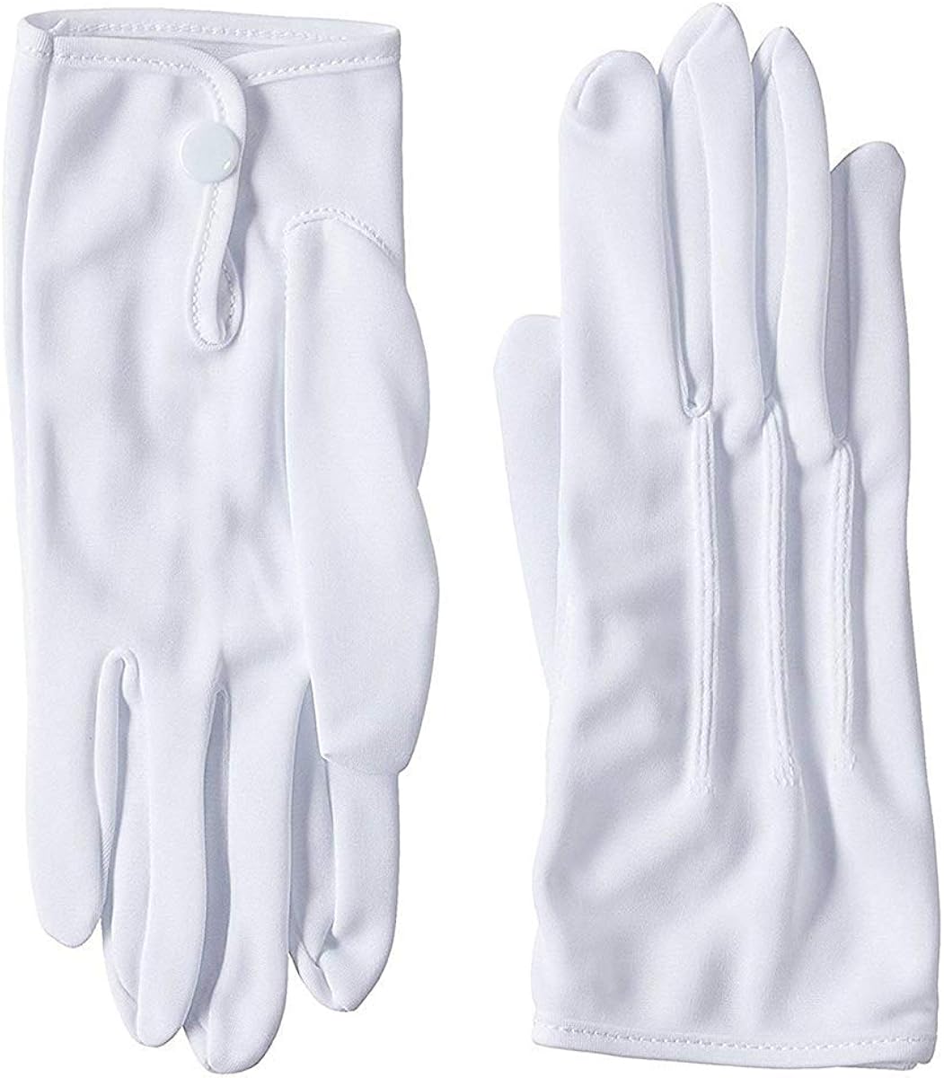 Amazon.co.jp Formal Men's White Gloves for Formal Dress (S 3L) Nylon