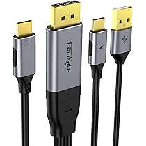 Cavo HDMI To USB C Fairikabe 1m - 4K60Hz, Per Monitor USB-C, Xreal Air, PS5, Xbox, Con Alimentazione USB-A - Foto 2