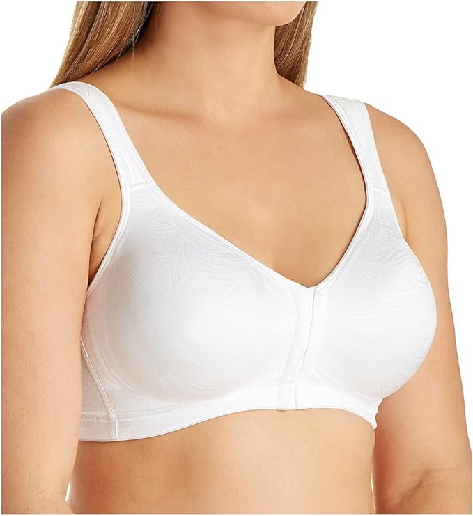 Playtex Women's 18 Hour Front Close Wirefree Back Support Posture Full