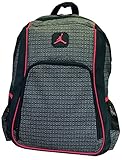 Jordan Boys Black & Red 23 Backpack (Black)