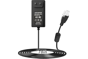 OUSALY Adjustable Bed 24V Power Adapter for Linak Model SMPS002 Homeline Deskline Adjustable Bed Frame ASW0551-24020002A DC Charger Cable,Compatible Leggett & Platt and Beautyrest Adjustable Bed Base