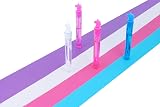 Henbrandt 12 x Unicorn Bubble Tubes 4ml with Wand Party Bags Kids view 7