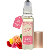 Zoha Rose Bloom | Roll on Perfumes for Women &amp; Men | Alcohol-free Rose Perfume Oil | Travel Size Long Lasting Fragrance | 6ml Roller