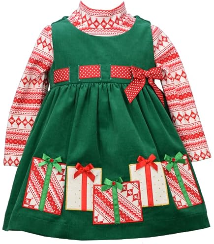 Bonnie Jean Christmas Gingerbread Dress