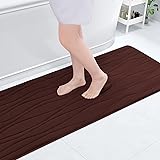 Buganda Memory Foam Bathroom Rug Mat 59x17, Extra