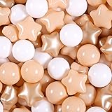 GOGOSO Star Balls 100 Ball Pit Balls - Pink Soft