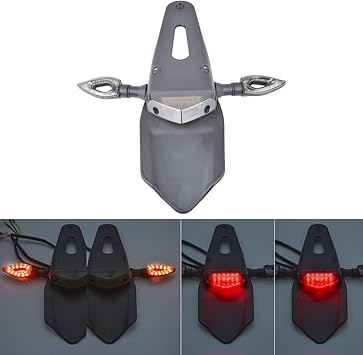 katur lampara led de freno para motocicleta luz trasera con intermitente intermitente luces intermitentes para moto todoterreno motocross