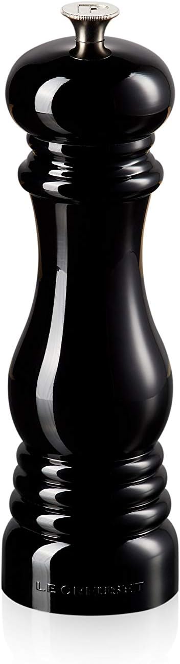Le Creuset Classic Adjustable Pepper Mill Grinder, Chip-Resistant ABS Plastic, Anti-Corrosion, 40g, 21 cm, Black Onyx, 96001900140000 - Image 3