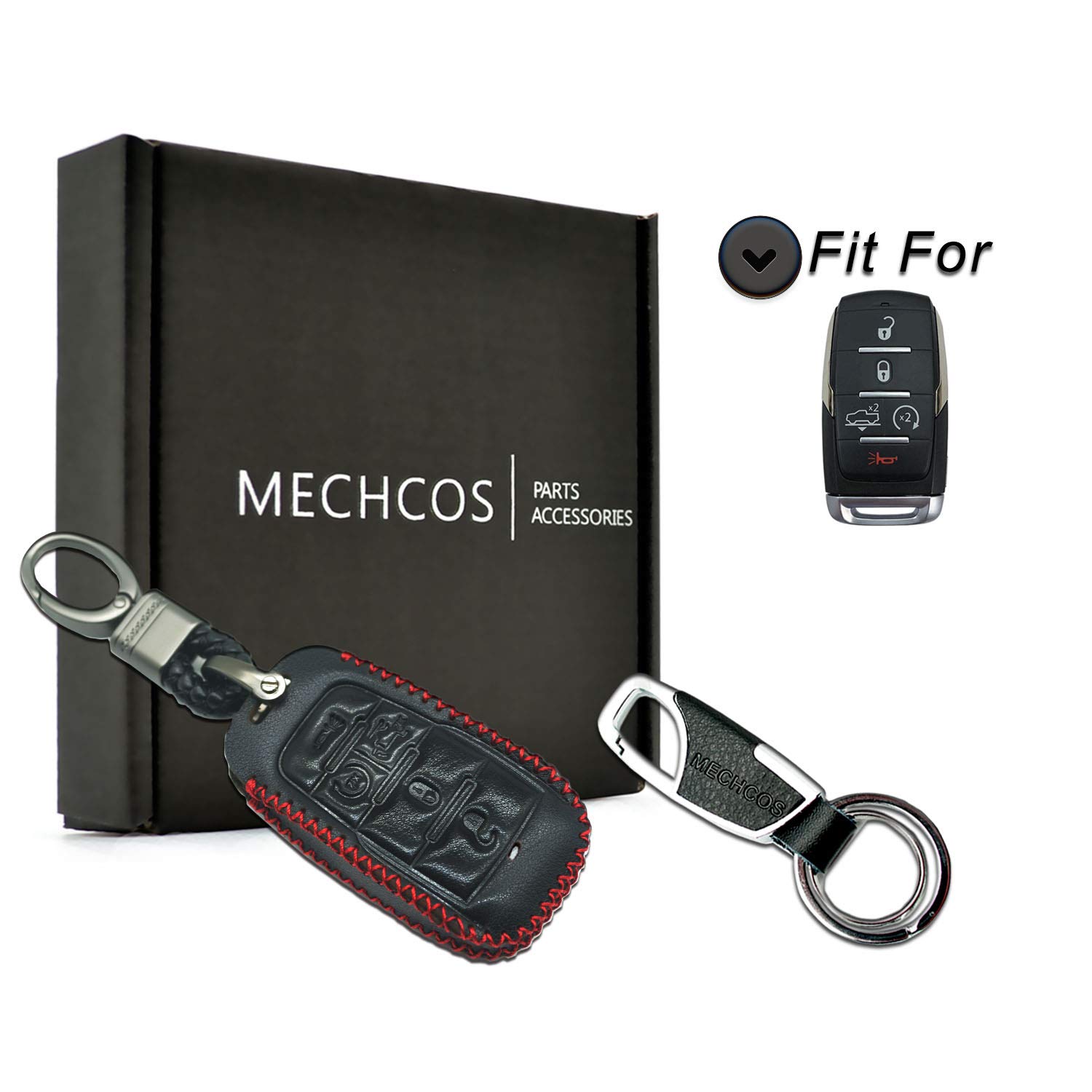 Key Ring Bonus MECHCOS Compatible with fit for 2019 RAM 1500 Truck