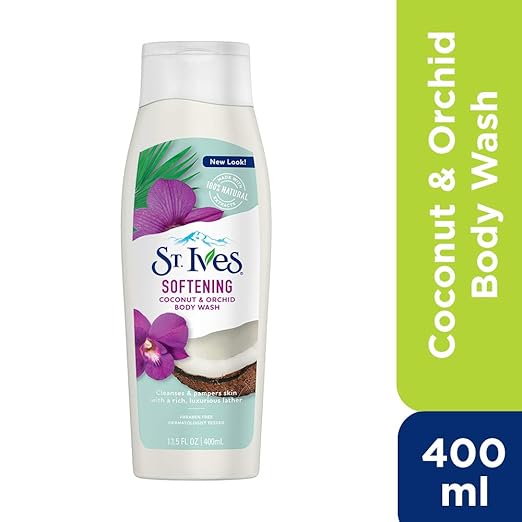 St. Ives Softening Coconut & Orchid Body Wash, 400 ml