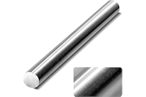GMOTLSE 304 Stainless Steel Rod, 9/8" Diameter 12" Length Metal Solid Metal Rods for Metal Creative DIY, Aircraft/Ship/Automotive Model Making, Industrial Manufacturing, etc 1Pcs