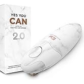 Kitchen Mama Auto 2.0 Electric Can Opener: Blade Opens Almost Any Can Pop or Soda Can - Automatic, Hands Free, Safe, Smooth E