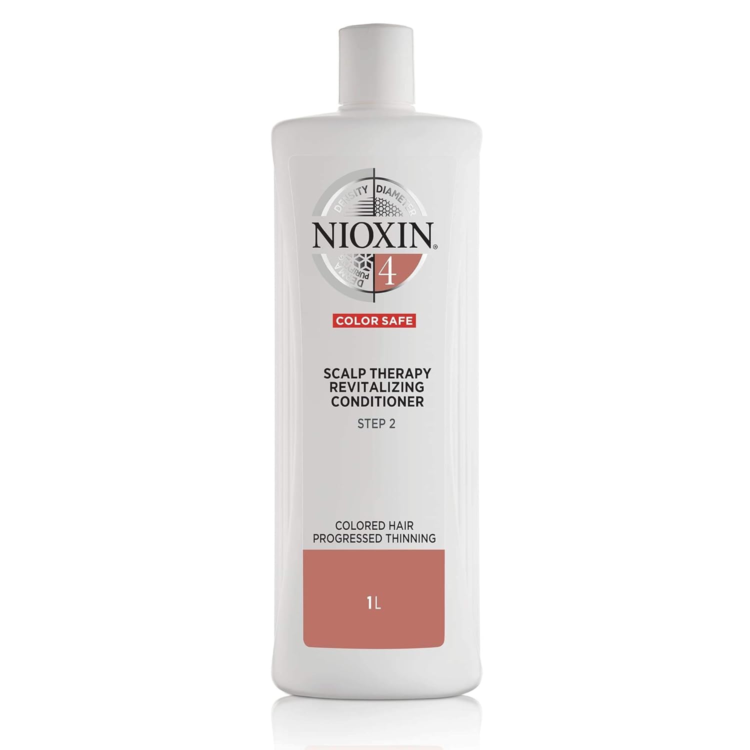 Nioxin System 4 Scalp Therapy Conditioner for Color Treated Hair with Progressed Thinning, 33.8