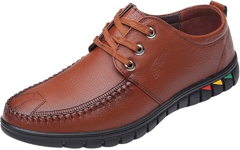 Amazon Com Formal Wedding Shoes Rqwein Men Business Leather Shoes Casual Lace Up Hollow Wedding Shoe Male Suit Shoes Brown Shoes