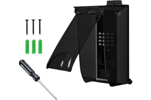 DGYEZHAO Outdoor Flip Sun Keypad Cover,Access Control Rain Cover, Weatherproof protective,Flip Cap Door Keypad Waterproof cover,Keypad Rain Covers Compatible for Door Keypad/Lock Keypad