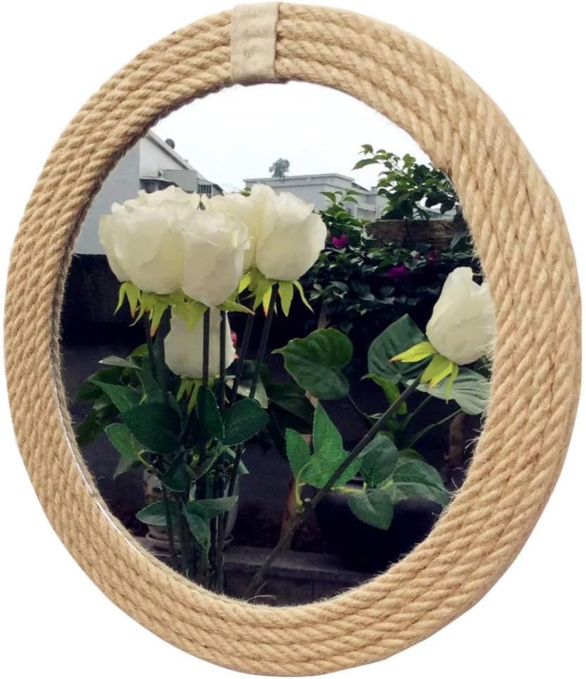 L.TSA Spiegel dekorative Runde Seil Spiegel, einzigartige