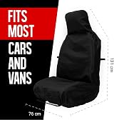 Shipley Motor Factors Heavy Duty Front Seat Covers Oxford Waterproof Pair view 2