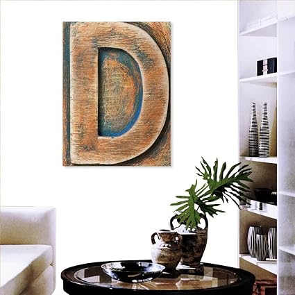 Decoración De Pared Con Letra D De La Familia Caliente
