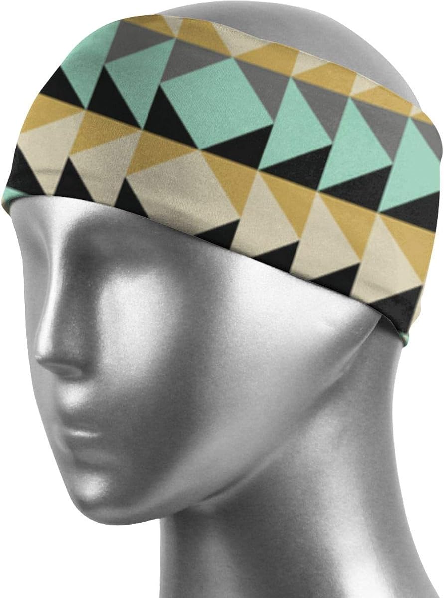 Running Sweat Head Bands for Sports Athletic Sweatbands Triangle