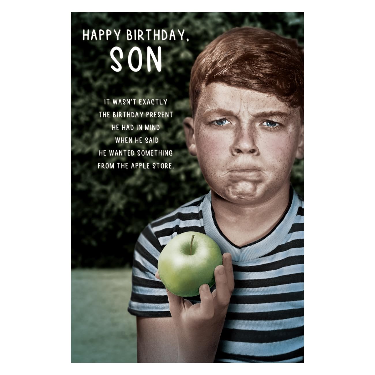 Apple Store Happy Birthday Greetings - Funny Birthday Son Card