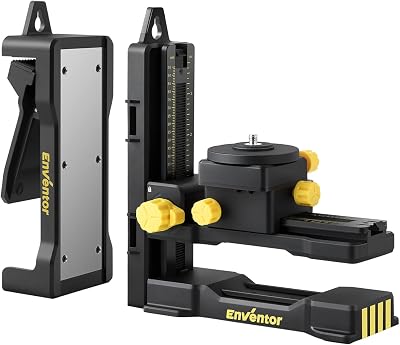 Enventor L-Shape Magnetic Bracket Base 1/4-20 Thread Laser Level Stand