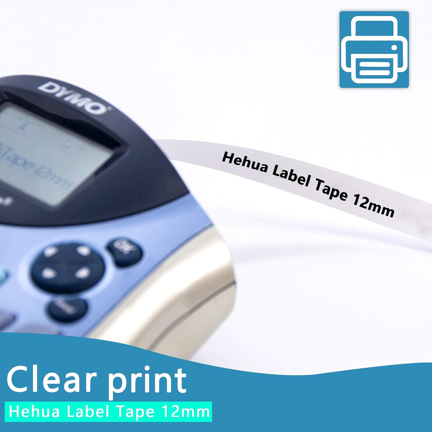 Hehua 8 Pack Replacement for Dymo Letratag Plastic Label Tape 91201 (3pack) 91202 91203 91204 91205 12267 - Image 5