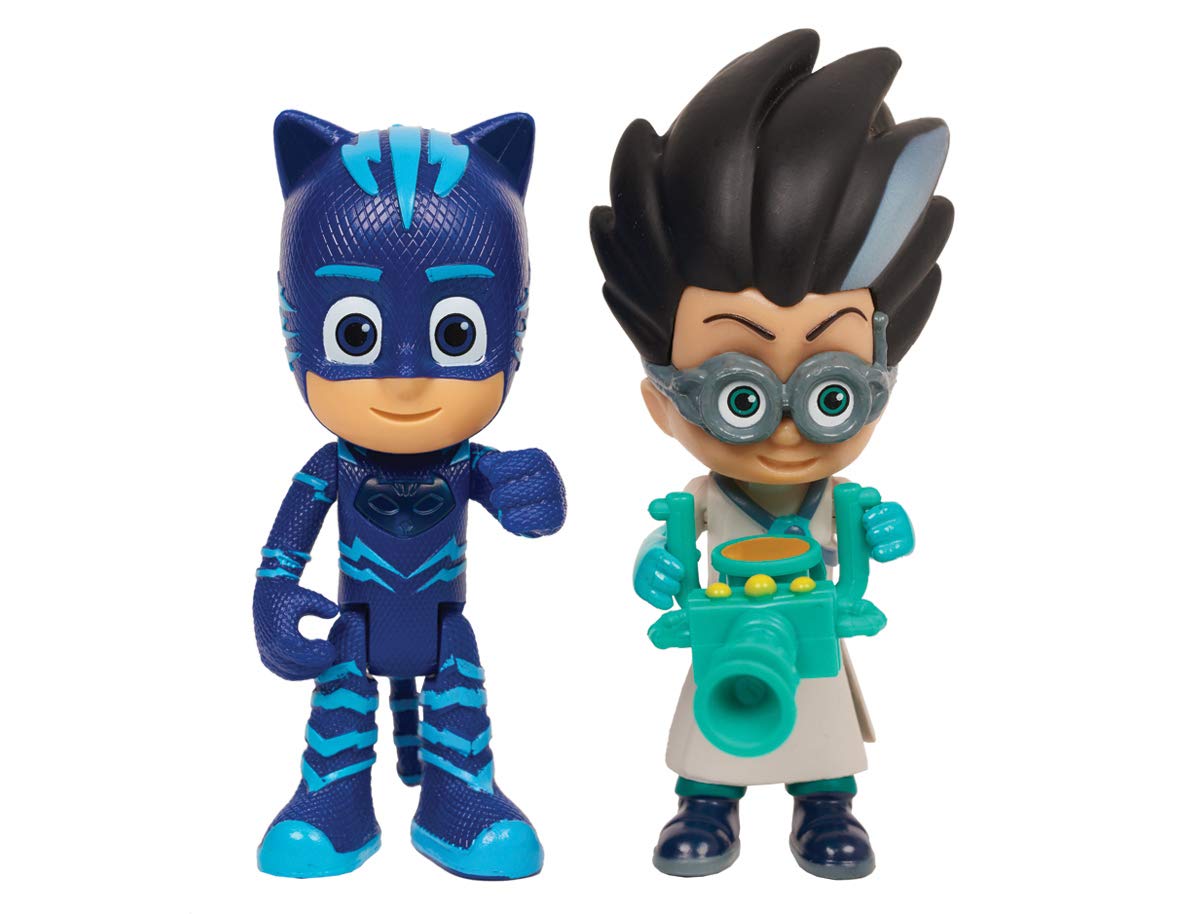 Buy Pj Mask Light Up Figures Cat Boy And Romeo Online At Low Prices In India Amazon In
