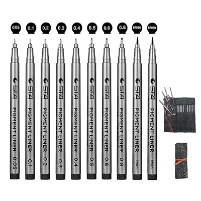 STA Pigma Micro Liner Drawing Pens Set with Felt Morocco Ubuy