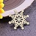 TINKSKY Christmas DIY Assorted Wooden Snowflake Cutouts Craft Embellishment Gift Tag Wood Ornament for Weding,Pack of 10
