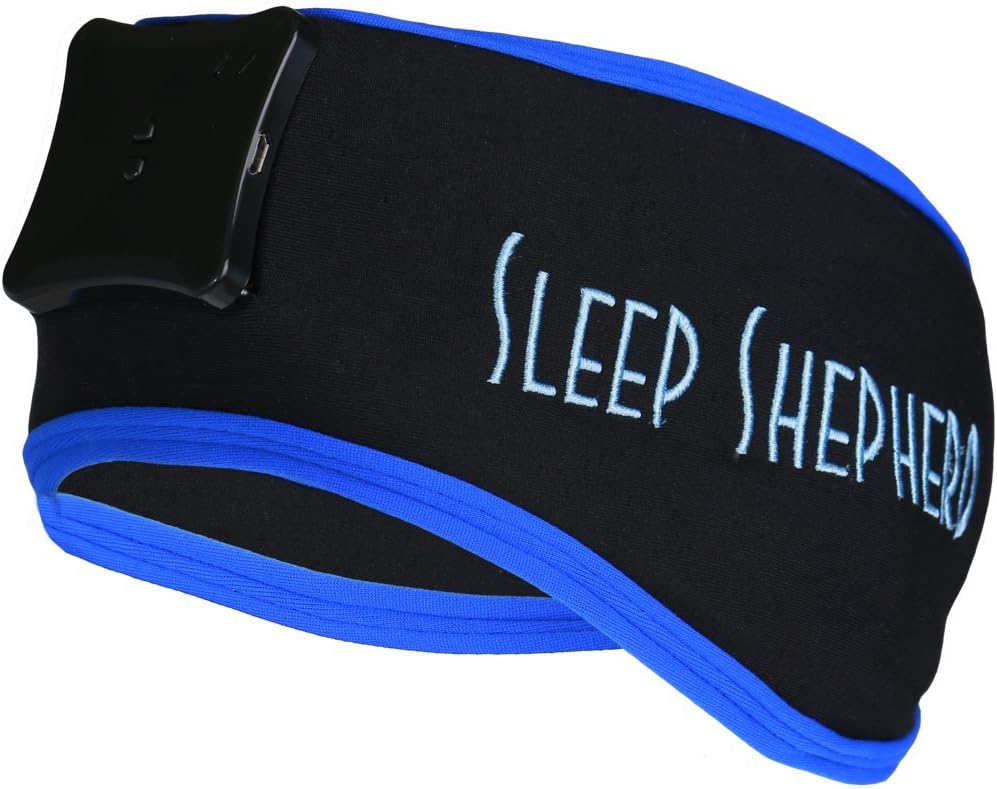 Sleep Shepherd Blue - A Wearable Sleep Aid and Tracker with Soothing Alarm with iOS/Android App