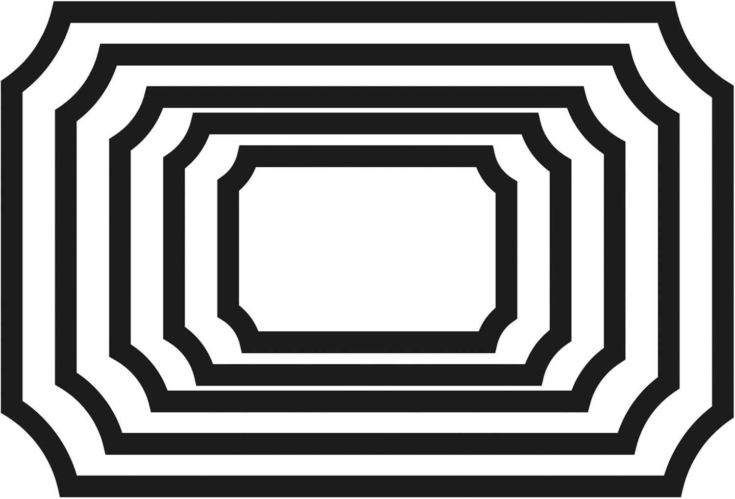 Vaessen Creative "Tickets Shape Cutting Dies, Steel, Black, 11.5x7.6x0.1 cm - Image 5