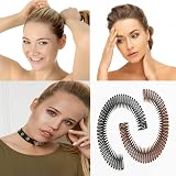 CCLKHY 2 Pcs Stretch Hair Comb Band Flexible Plastic Circular Tooth Headband view 4