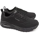 Skechers Mens Uno Rugged Wat-Air-Proof Black Lifestyle Sneakers Shoes 9.5